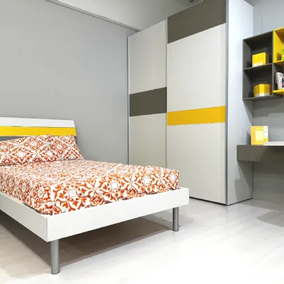 Cameretta Young Moretti compact camerette in laminato opaco a prezzo scontato