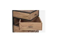 Cassettiera 4c egon Outlet etnico in Legno a prezzi outlet