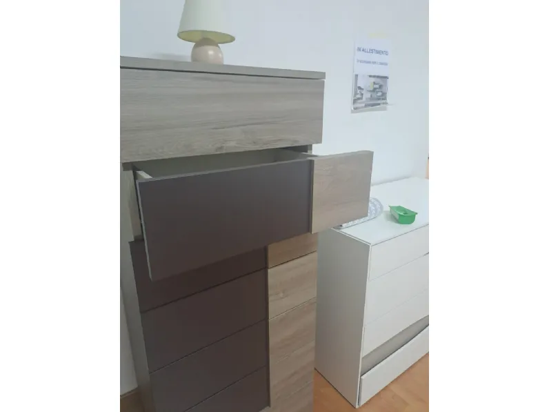 Cassettiera modello Oslo in Laccato opaco Giessegi in Offerta Outlet