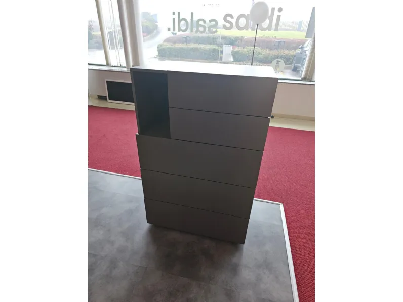 Cassettiera in Laccato opaco Theo Tomasella a prezzo Outlet