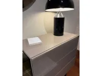 Comodino Como' lago 36e6 vetro lucido  Lago OFFERTA OUTLET