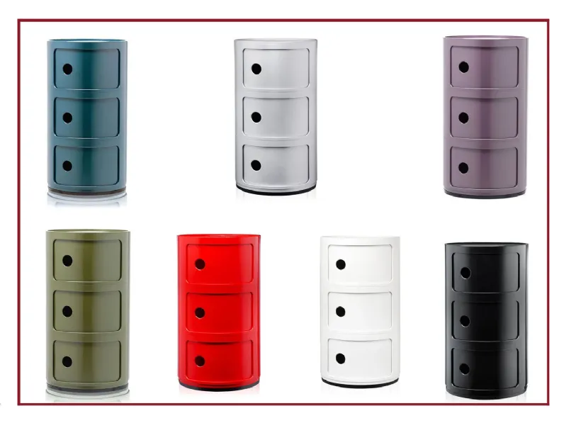 Comodino Componibile classic di Kartell a prezzo ribassato
