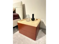Comodino Easy mogano Novamobili OFFERTA OUTLET