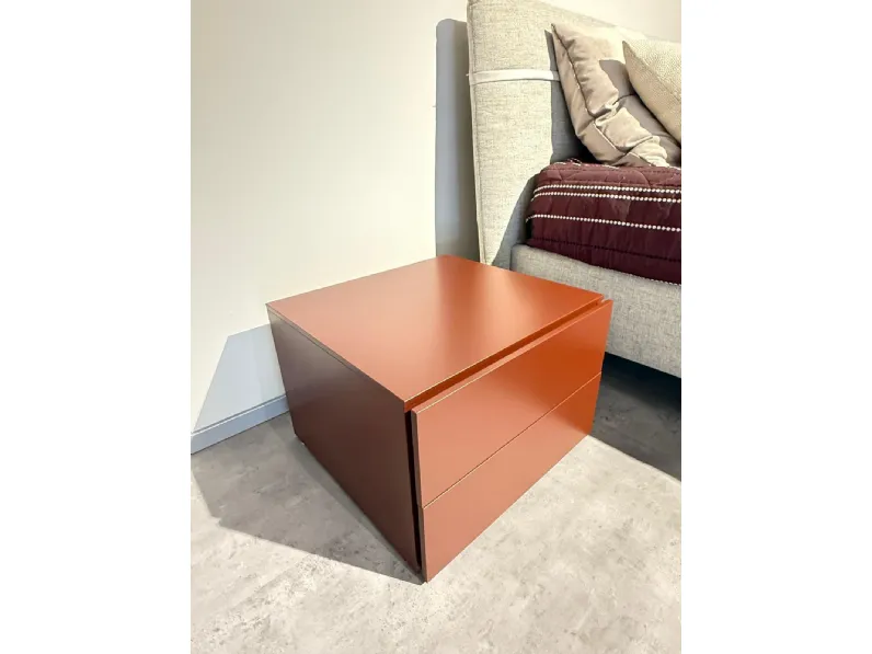 Comodino Easy mogano Novamobili OFFERTA OUTLET