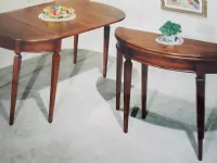 Consolle allungabile in legno Tavolo consolle art. 443n Artigianale in Offerta Outlet