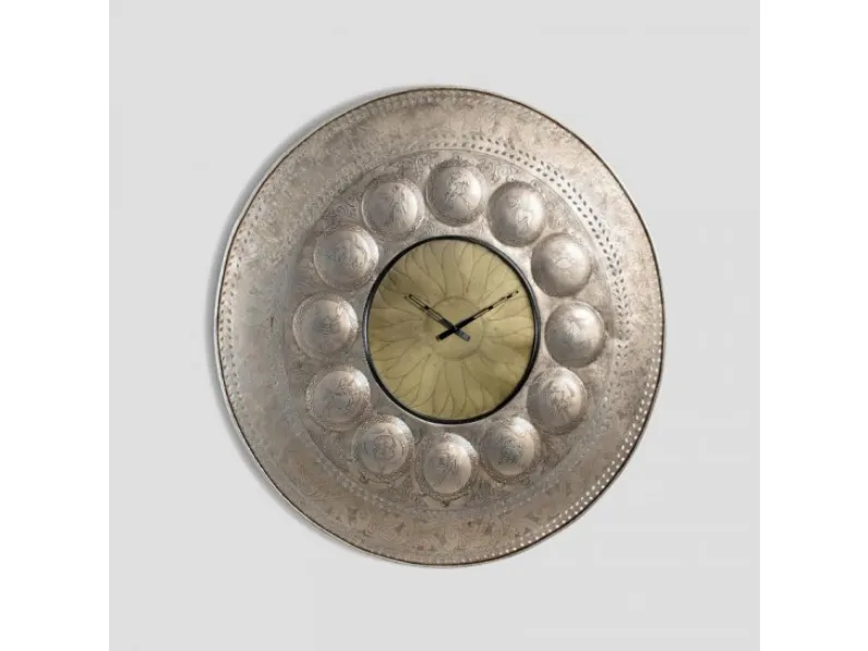 Orologio da muro in metallo Dialma Brown cod.DB001031  