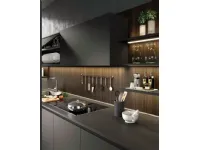 Cucina design lineare Time for kitchen Artigianale a prezzo ribassato