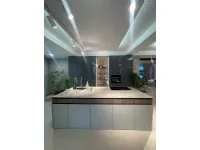 Cucina con isola in laccata lucido a prezzo scontato 55%