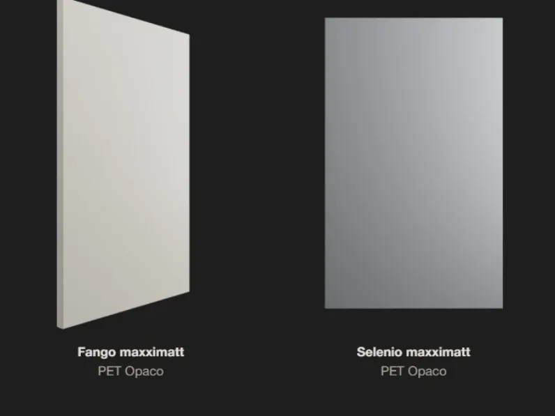 Cucina Arredo3 moderna lineare rovere chiaro in laccata opaco Cucina kali composizione 13
