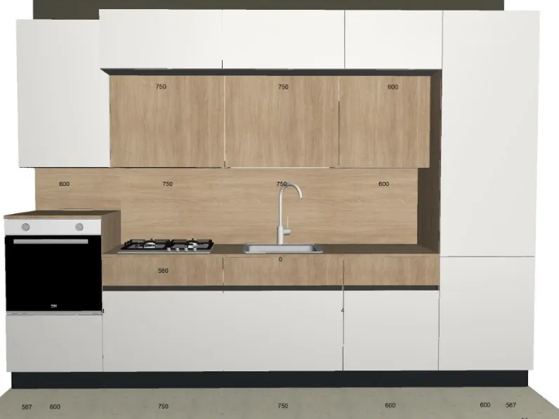Cucina Astra Twenty PREZZO OUTLET scontata 59%
