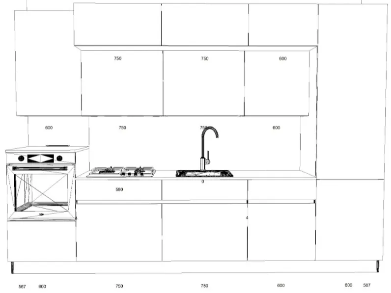 Cucina Astra Twenty PREZZO OUTLET scontata 59%