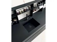 Cucina con isola in laccata opaco altri colori Area 22 a prezzo scontato