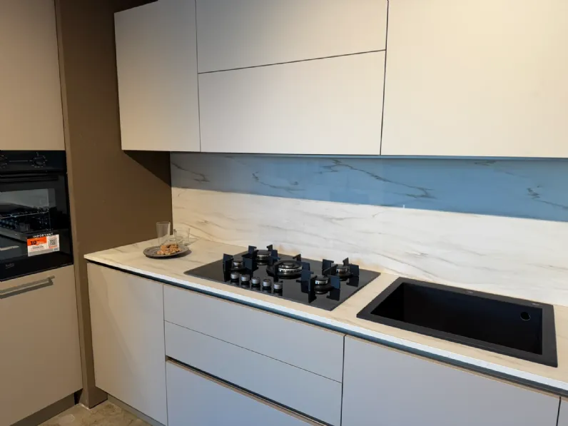 Cucina lineare moderna tortora Stosa Kaya a soli 5500 Euro