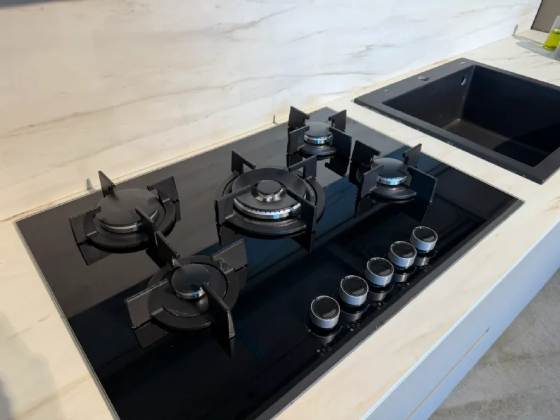 Cucina lineare moderna tortora Stosa Kaya a soli 5500 Euro