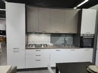 Cucina lineare in laminato materico altri colori Nina a prezzo scontato