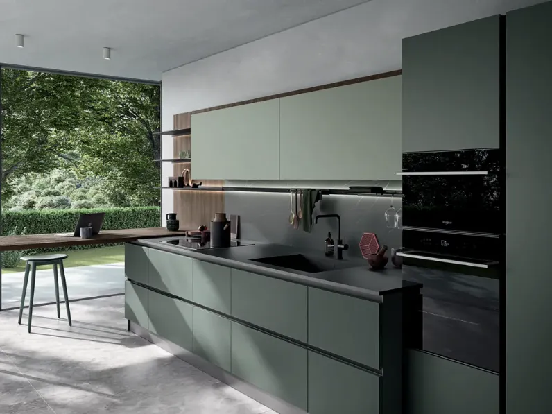 Cucina Easy 07 con penisola Ar-due con un ribasso imperdibile
