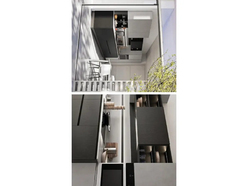 Cucina altri colori moderna lineare Q01 Ar-due a soli 6280 Euro