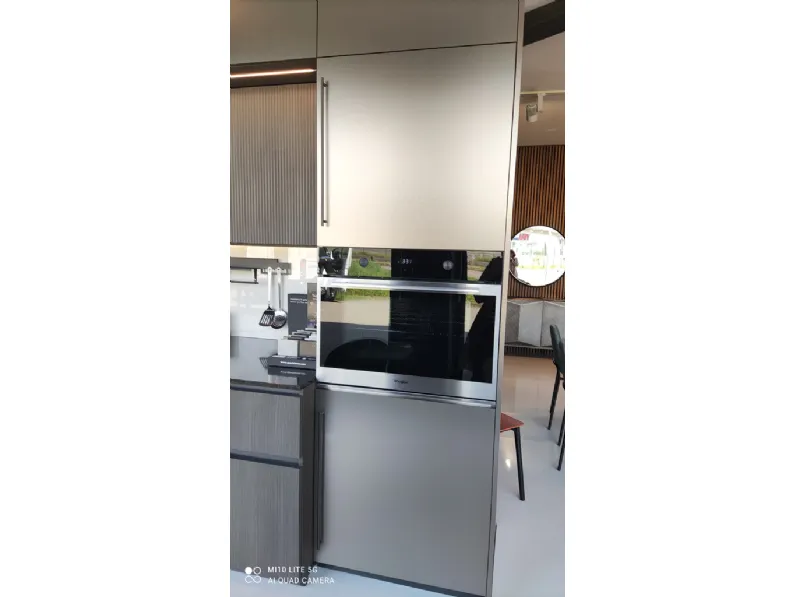 Cucina rovere moro moderna lineare Metropolis Stosa in Offerta Outlet