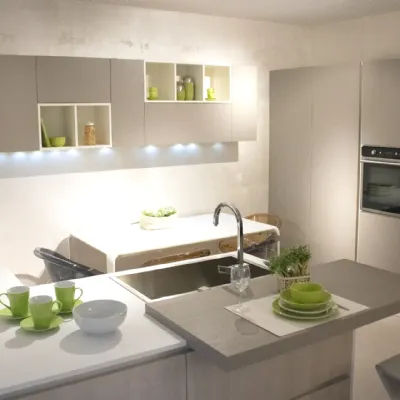 CUCINA ad angolo Valdesign Grafica SCONTATA 60%