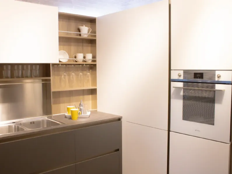 Cucina ad angolo Veneta Cucine Oyster SCONTATA 55%