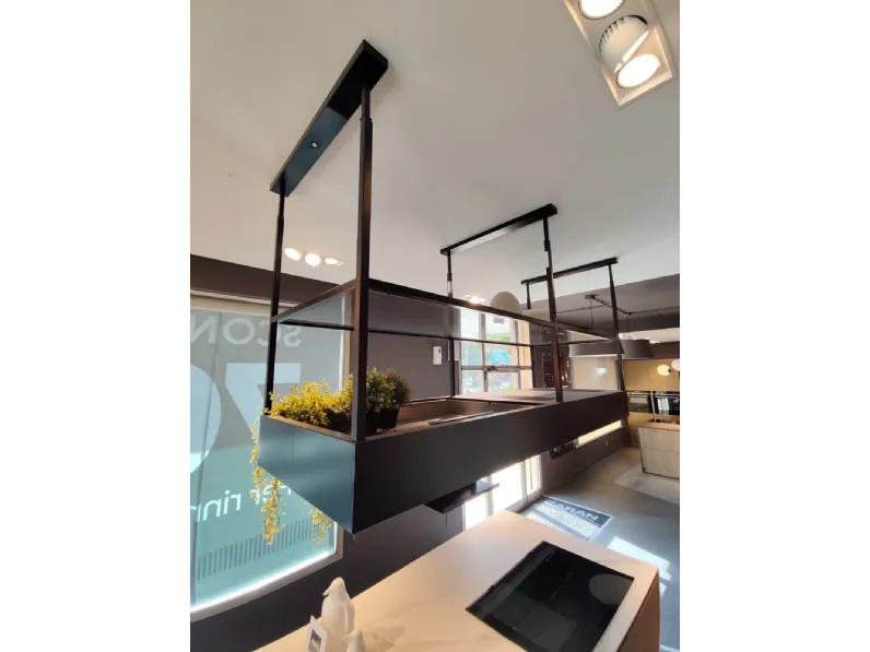 Cucina noce design con isola Aran Rigoletto a soli 17275 Euro