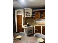 Cucina Giaconi & raponi in muratura ad angolo noce in legno Ger