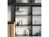 Cucina Prima cucine moderna lineare rovere chiaro in legno Noah