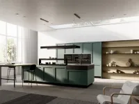Cucina Alma 04 design grigia Arredo3 con penisola scontata 30%