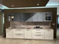 Cucina lineare in legno a prezzo scontato 60%