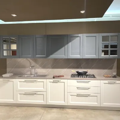 Cucina lineare in legno a prezzo scontato 60%