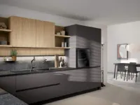 Cucina Prima cucine moderna ad angolo altri colori in melaminico Zoe