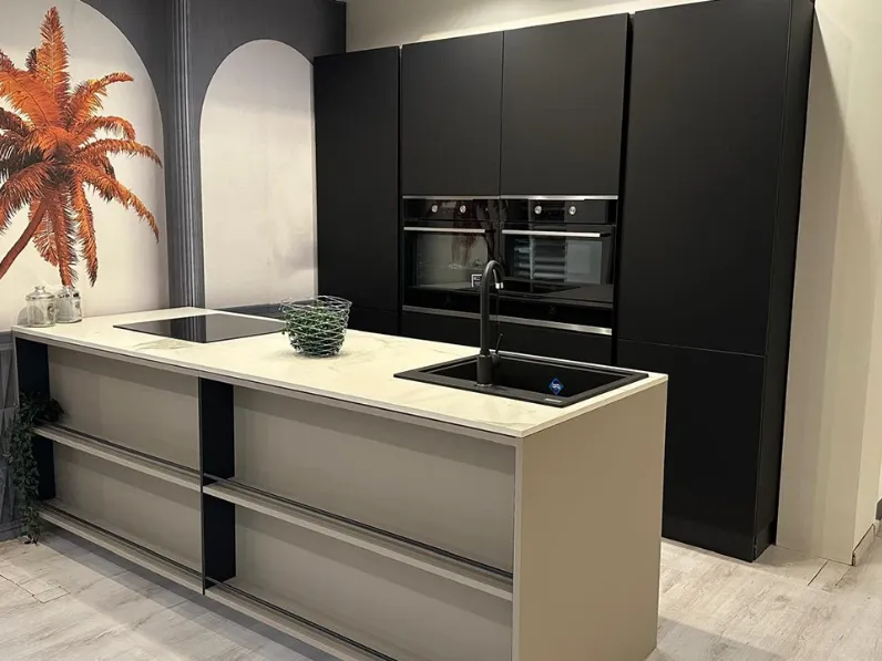 Cucina a PREZZI OUTLET in laccata opaco La casa moderna -59%