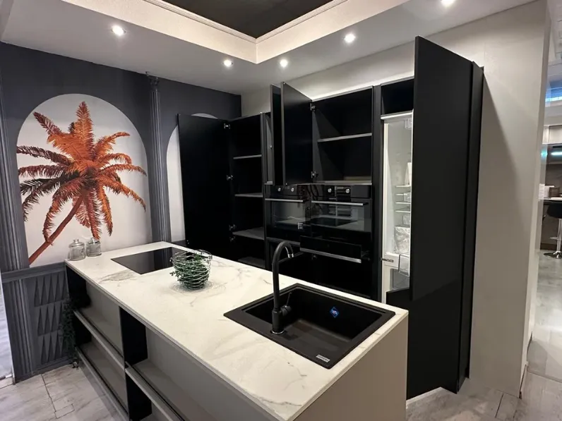 Cucina a PREZZI OUTLET in laccata opaco La casa moderna -59%