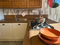 Cucina bianca classica con penisola Scavolini Favilla a soli 10500 Euro