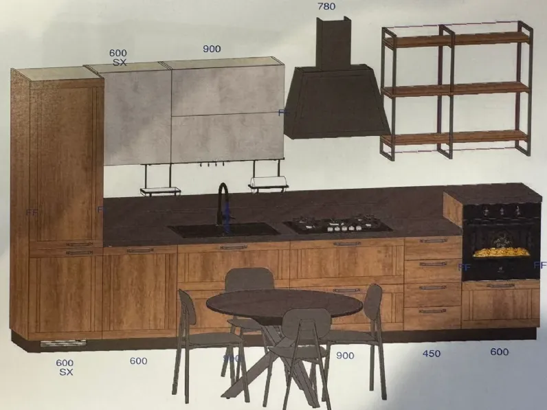 Cucina Scavolini Sax PREZZO OUTLET scontata 50%