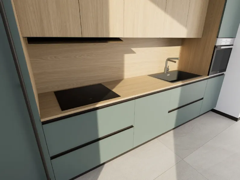 Cucina lineare moderna altri colori Arredo3 Cucina kali composizione 5 a soli 6900 Euro