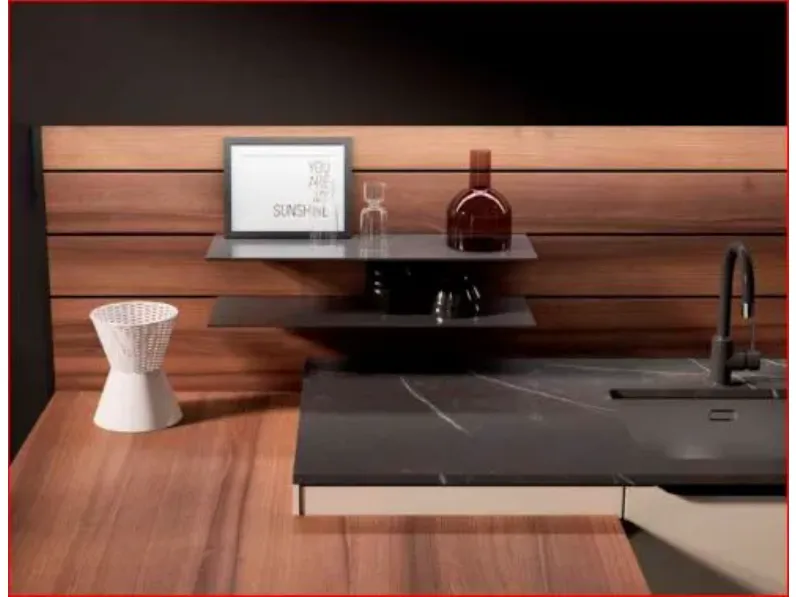 Cucina a PREZZI OUTLET in laminato opaco Arredo3 -40%