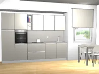 Cucina a prezzo scontato lineare moderna Smart kmaniglia Gicinque