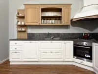 Cucina Mida classica bianca Colombini casa ad angolo scontata 50%