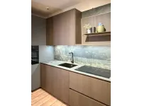 Cucina green ad angolo Stosa con uno sconto imperdibile