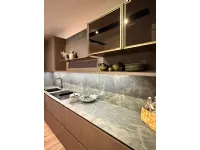 Cucina green ad angolo Stosa con uno sconto imperdibile