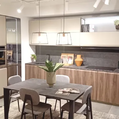 Cucina ad angolo design tortora Scavolini Formalia a soli 16900 Euro