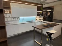Cucina Oyster con penisola Veneta Cucine con un ribasso imperdibile