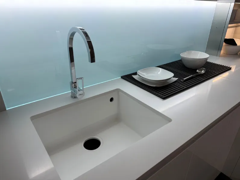 Cucina Oyster con penisola Veneta Cucine con un ribasso imperdibile