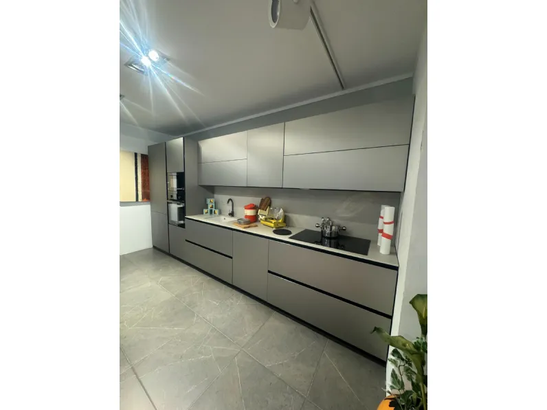 CUCINA lineare Doimo cucine Aspen in fenix nta  SCONTATA 50%