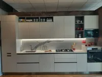 Cucina grigia moderna lineare Domino Prima cucine a soli 8780 Euro