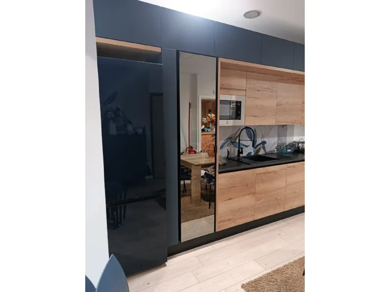 Cucina blu design lineare Tropea/piana Imab a soli 6900€