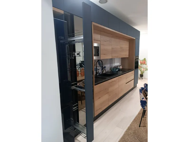 Cucina blu design lineare Tropea/piana Imab a soli 6900€