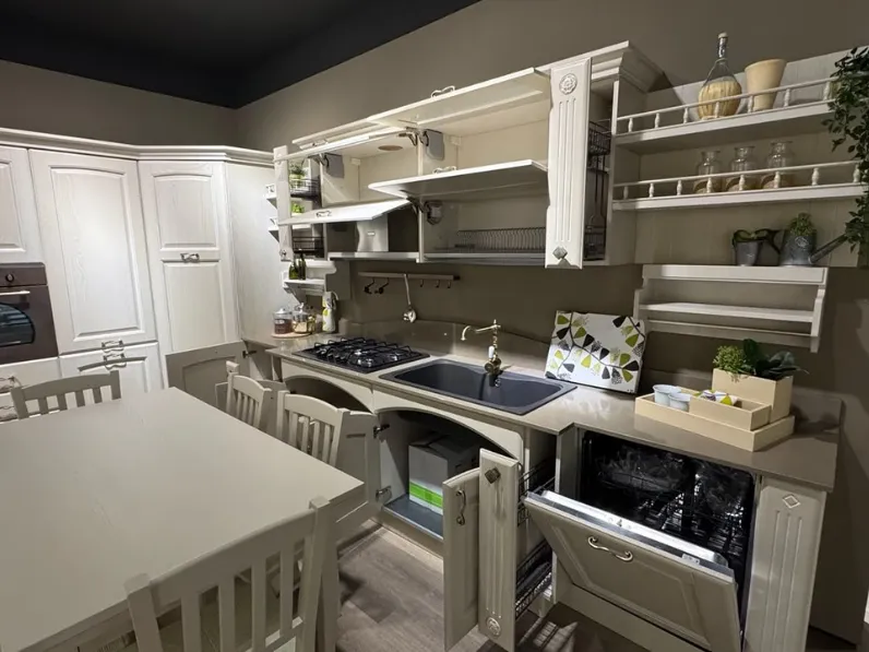 Cucina ad angolo classica grigia Mobilturi Olimpia a soli 15600 Euro