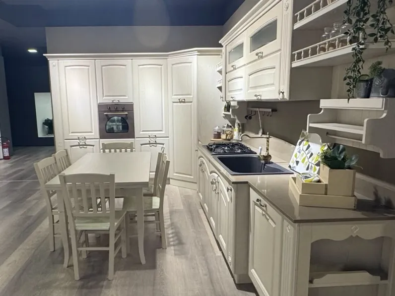 Cucina ad angolo classica grigia Mobilturi Olimpia a soli 15600 Euro